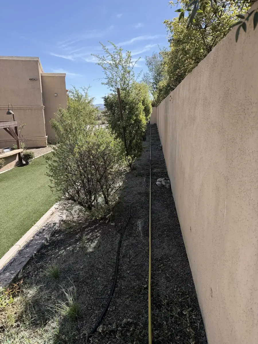 Apartment community landscape and walkway